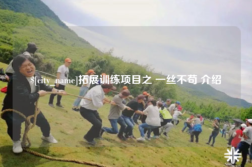 临沂拓展训练项目之 一丝不苟 介绍